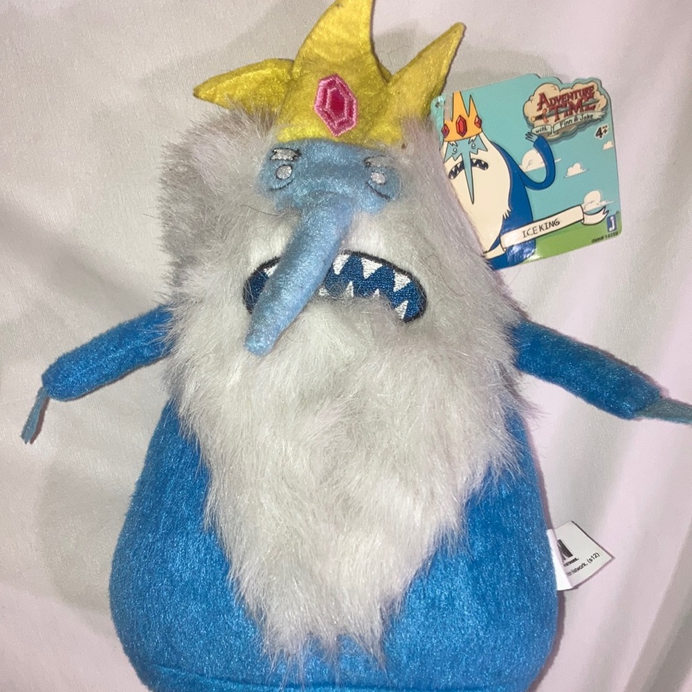 Ice King Plush Adventure Time 10”x 6”